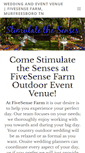 Mobile Screenshot of fivesensefarm.com