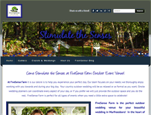 Tablet Screenshot of fivesensefarm.com